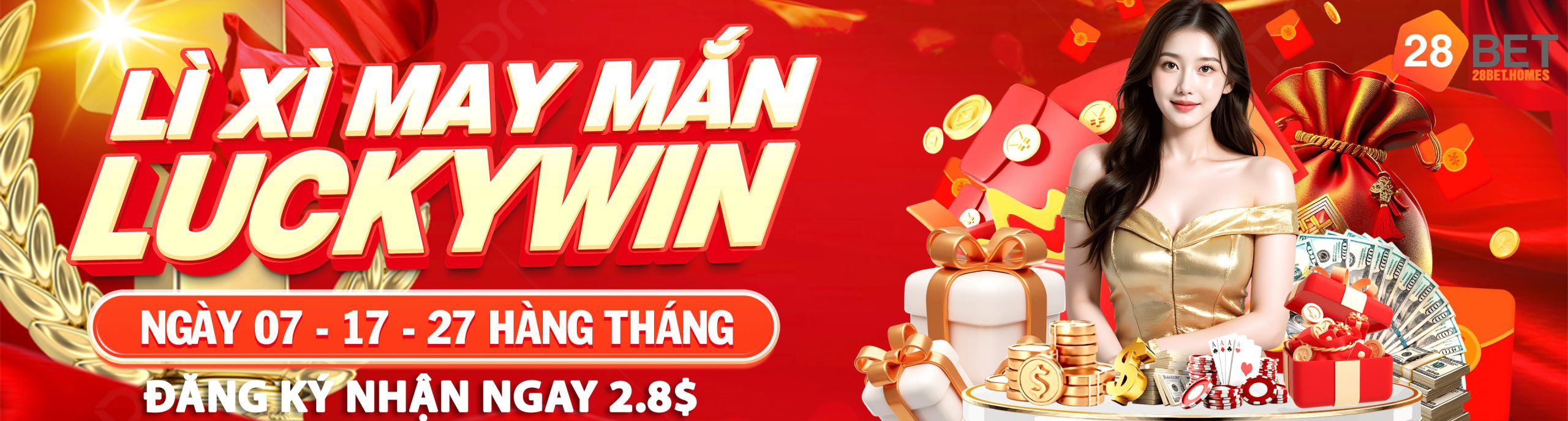 Banner 28BET Trang chủ